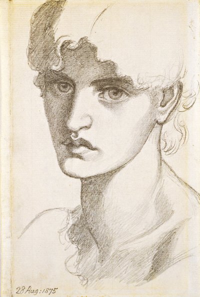 Jane Morris von Dante Gabriel Charles Rossetti